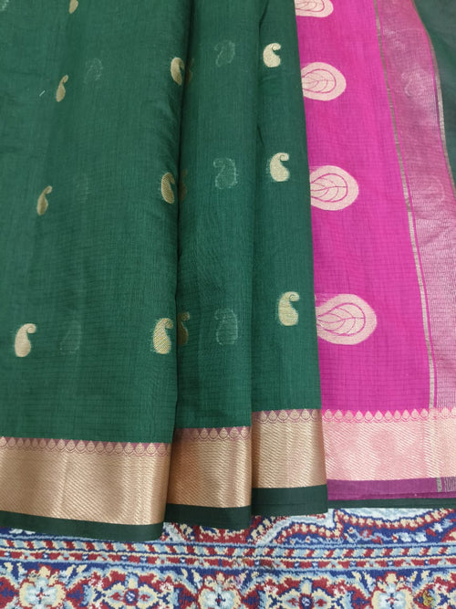 COTTON ZARI BUTI SAREE