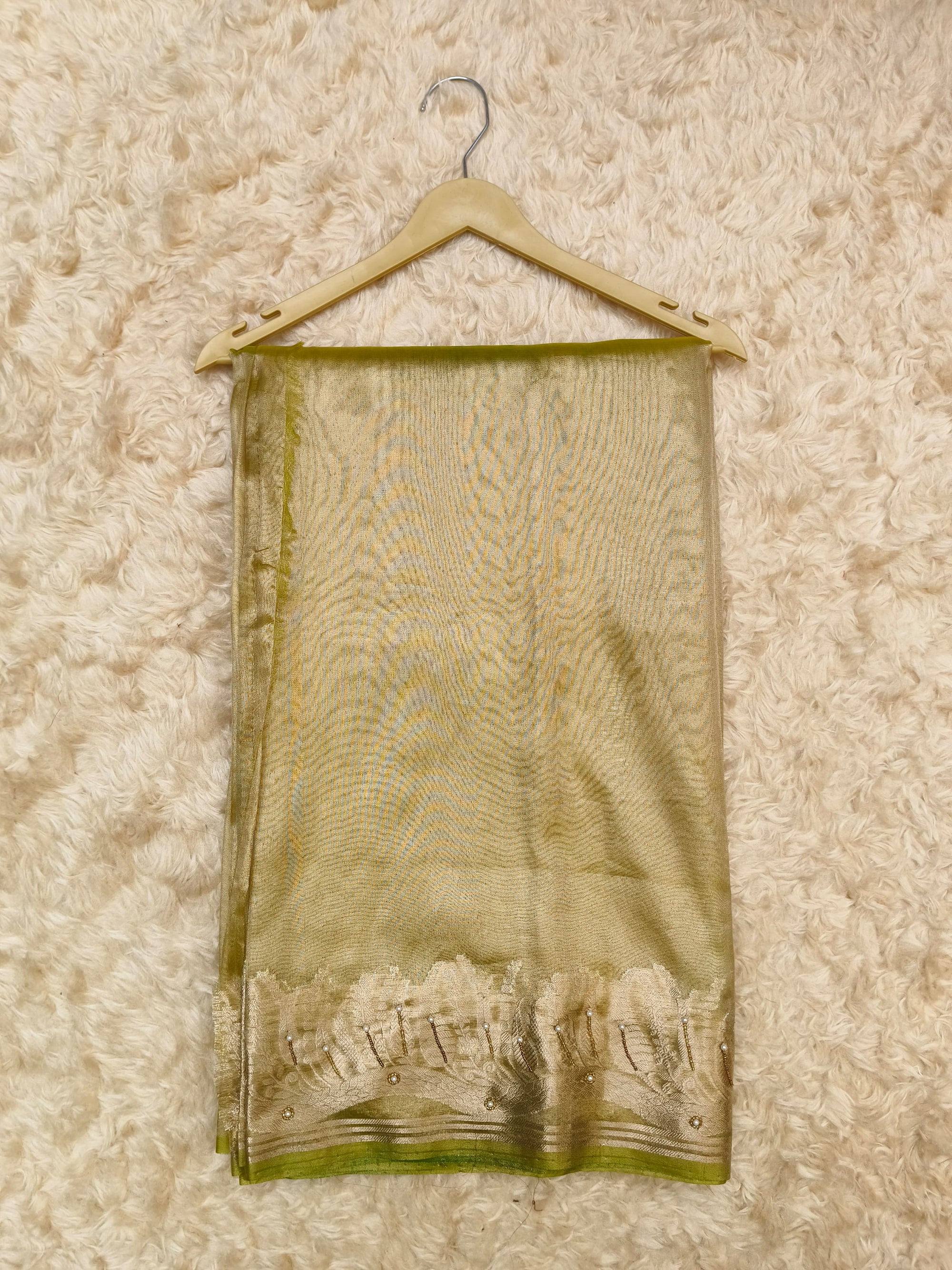 TISSUE HANDWORK EMBROIDERED SAREE